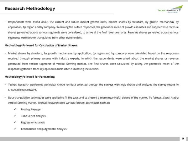 Saudi Arabia Vertical Farming Market 2026 - Page 9