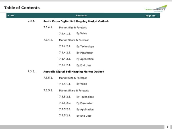 Digital Soil Mapping Market 2026 - Page 6