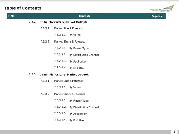 Floriculture Market Growth 2026 - Page 5