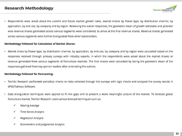 Floriculture Market Growth 2026 - Page 23