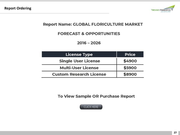 Floriculture Market Growth 2026 - Page 27