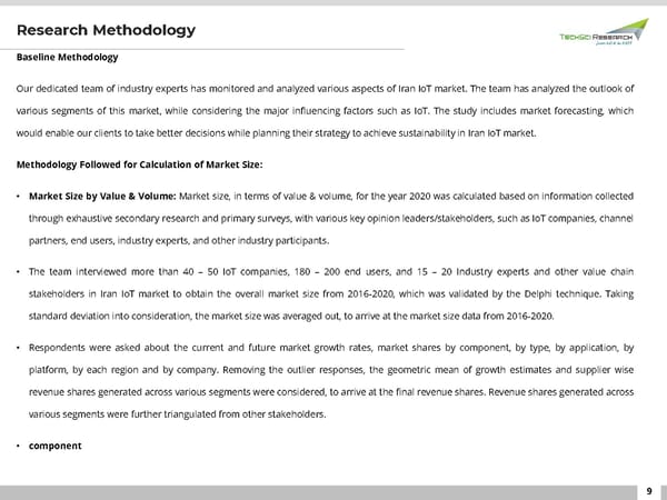 Iran IoT Market Forecast 2026 - Page 9