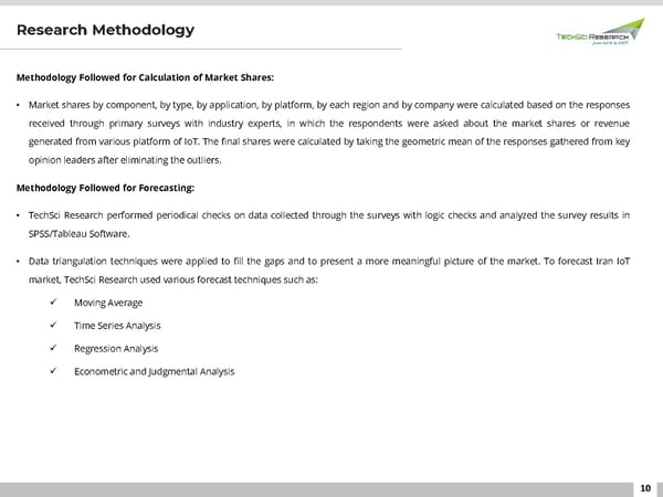 Iran IoT Market Forecast 2026 - Page 10