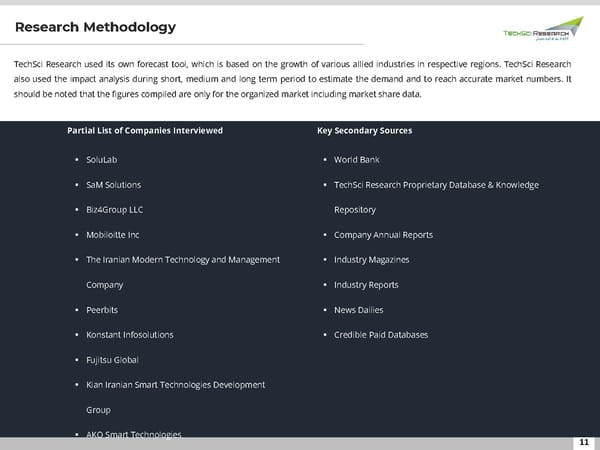 Iran IoT Market Forecast 2026 - Page 11