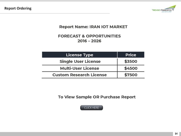 Iran IoT Market Forecast 2026 - Page 14