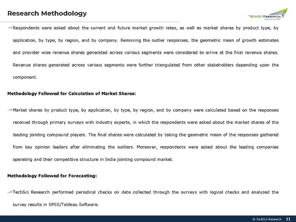 India Jointing Compound Market 2027 - Page 11