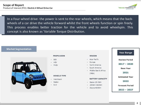 Electric 4 Wheel Drive Car Market 2027 - Page 2