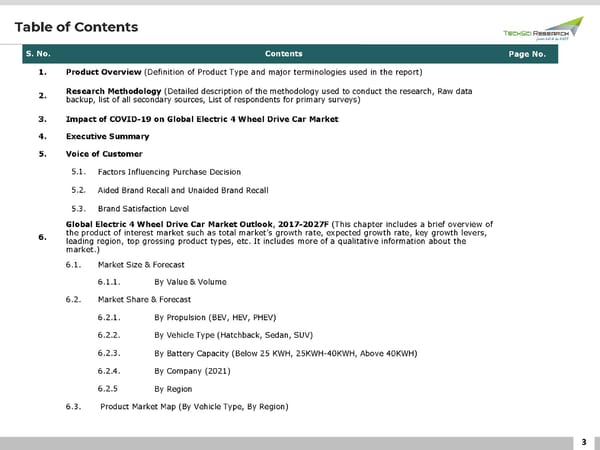 Electric 4 Wheel Drive Car Market 2027 - Page 3