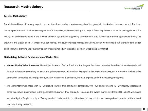 Electric 4 Wheel Drive Car Market 2027 - Page 17