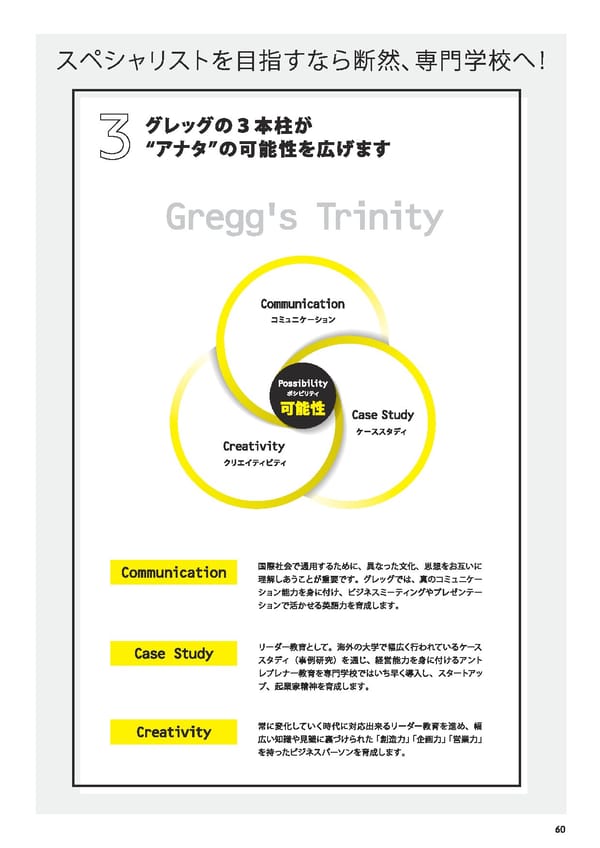 グレッグ外語専門学校　学校案内　（2022年度） - Page 61