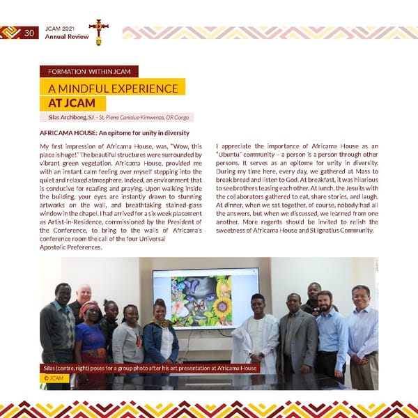 Jesuits Africa Annual review 2021 - Page 32