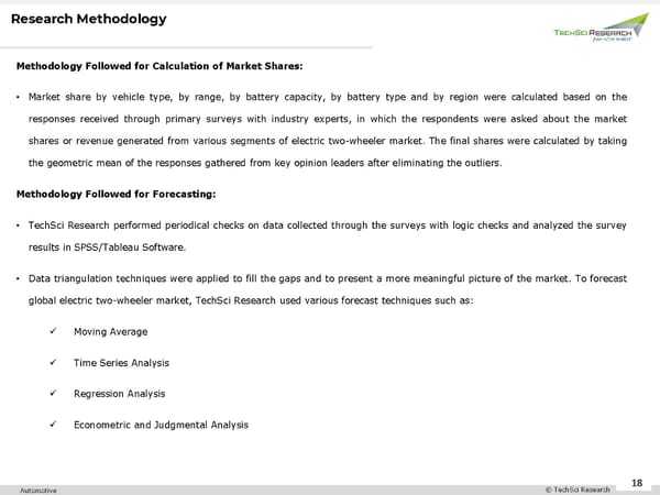 Electric Two-Wheeler Market 2026 - Page 18