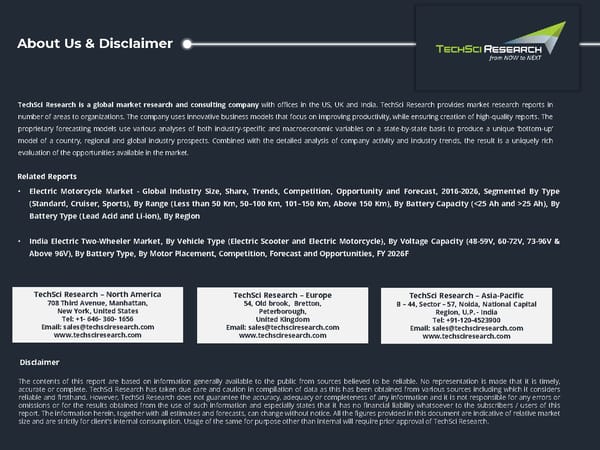 Electric Two-Wheeler Market 2026 - Page 23