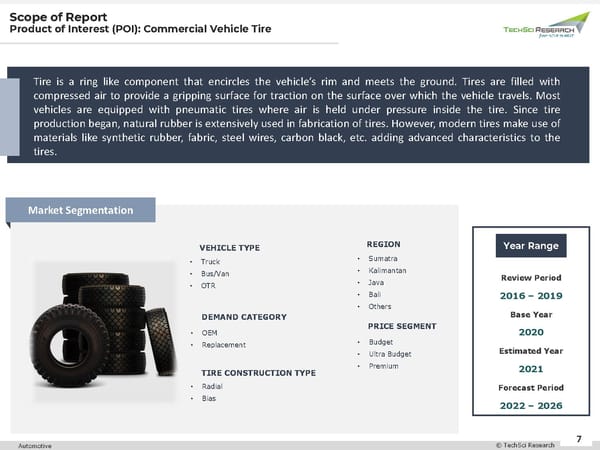 Indonesia Commercial Vehicle Tire Market 2026 - Page 7