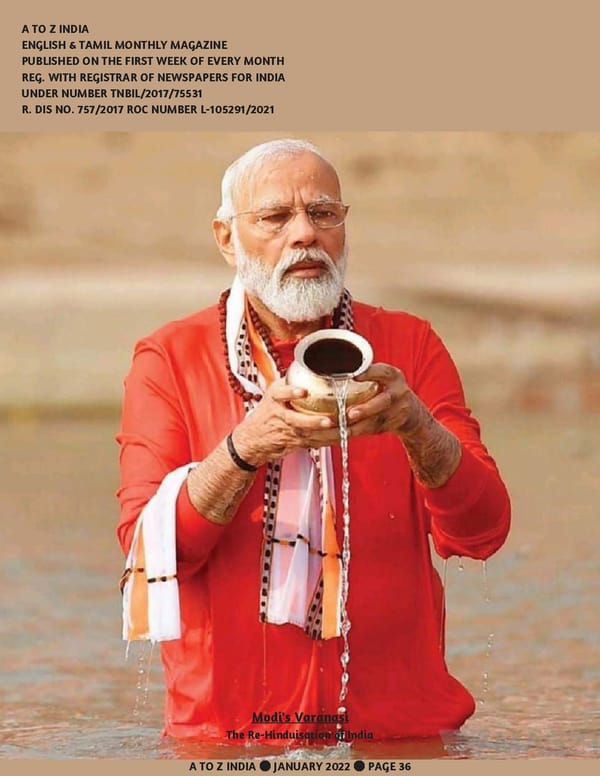 A TO Z INDIA - JANUARY 2022 - Page 36