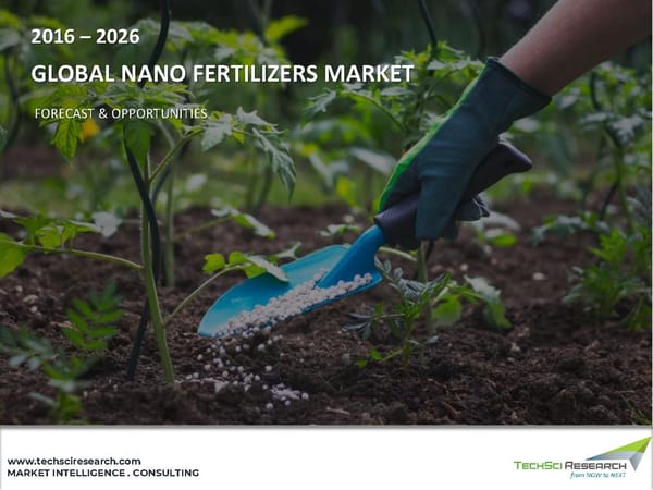 Nano Fertilizers Market 2027 - Page 1