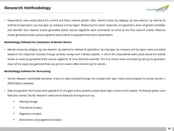 Nano Fertilizers Market 2027 - Page 17