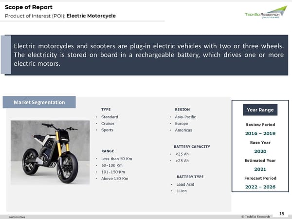 Electric Motorcycle Market Analysis 2026 - Page 15