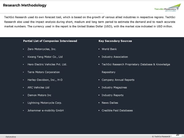 Electric Motorcycle Market Analysis 2026 - Page 20