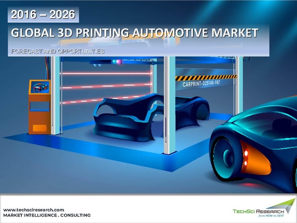 3D Printing Automotive Market Forecast 2026 - Page 1