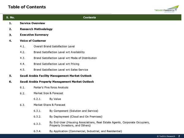 Saudi Arabia Property Management Market 2027 - Page 2