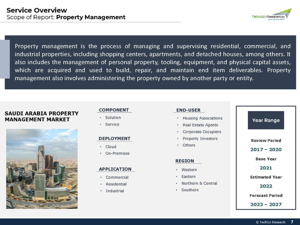 Saudi Arabia Property Management Market 2027 - Page 7