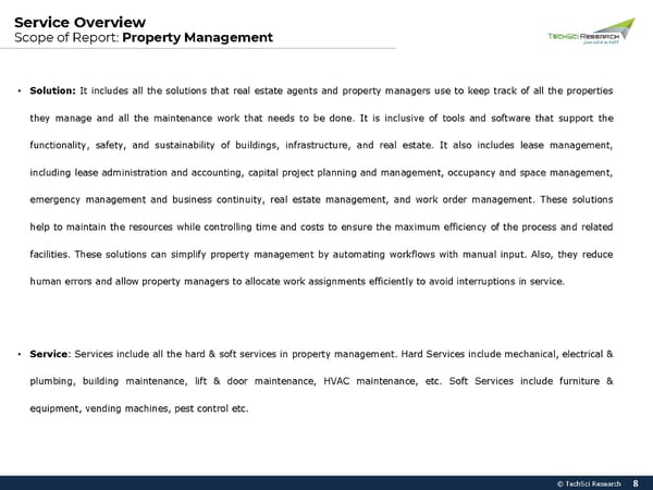 Saudi Arabia Property Management Market 2027 - Page 8