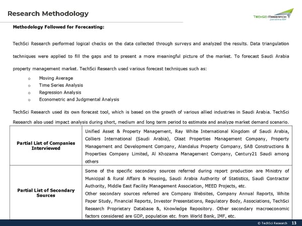 Saudi Arabia Property Management Market 2027 - Page 13