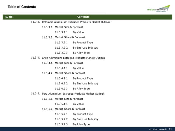 Global Aluminium Extruded Products Market 2026 - Page 11