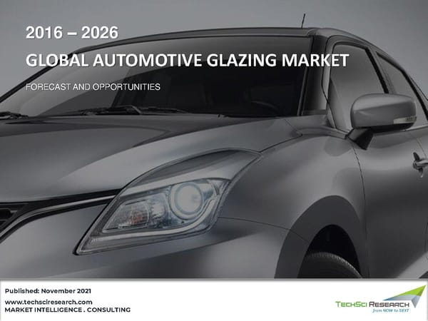 Automotive Glazing Market 2026 - Page 1