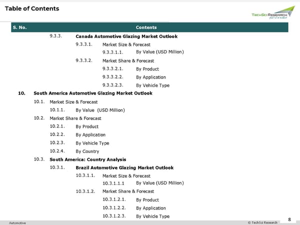 Automotive Glazing Market 2026 - Page 8