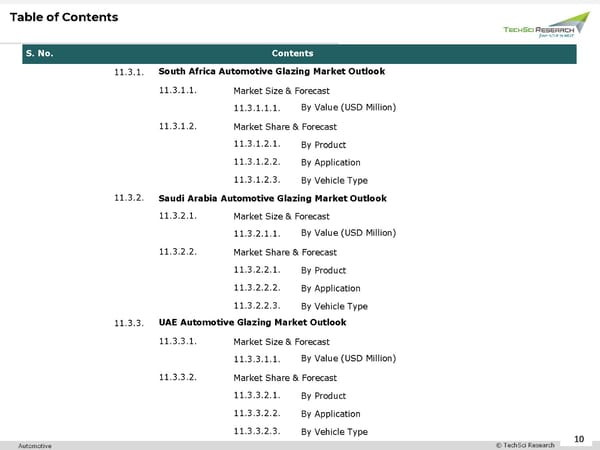 Automotive Glazing Market 2026 - Page 10