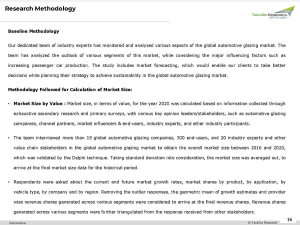 Automotive Glazing Market 2026 - Page 16