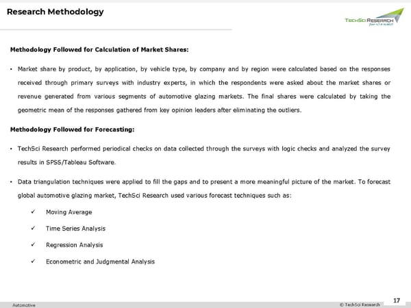 Automotive Glazing Market 2026 - Page 17