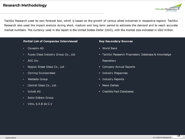 Automotive Glazing Market 2026 - Page 18