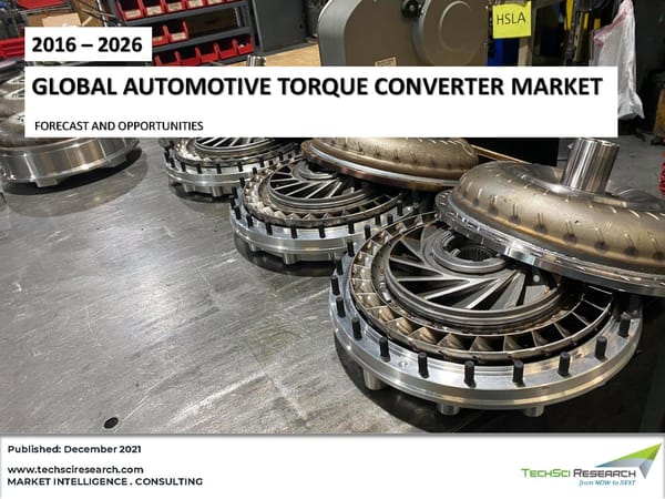 Automotive Torque Converter Market 2026 - Page 1