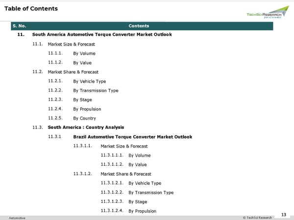 Automotive Torque Converter Market 2026 - Page 13