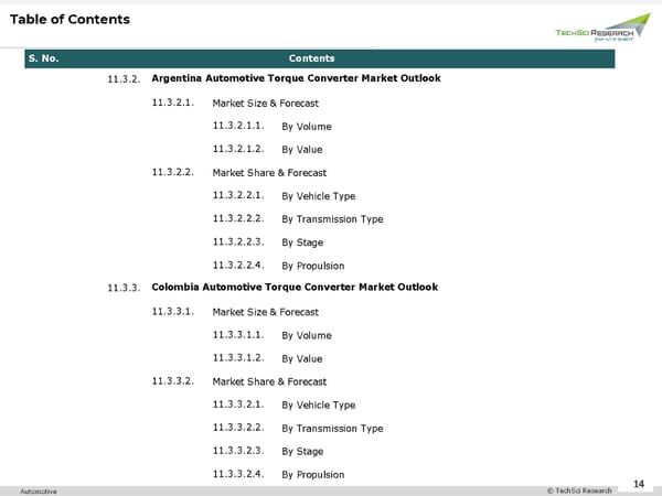 Automotive Torque Converter Market 2026 - Page 14