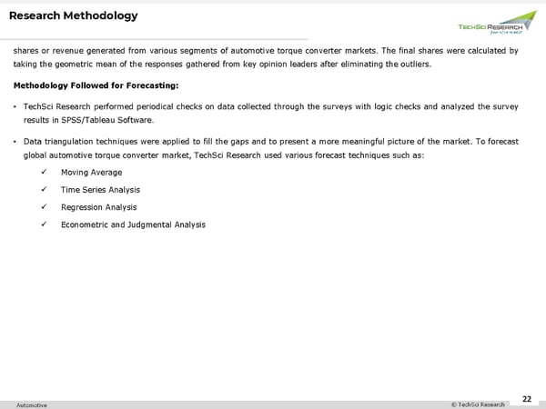 Automotive Torque Converter Market 2026 - Page 22