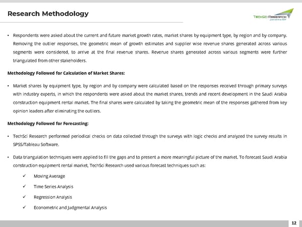 Saudi Arabia Construction Equipment Rental Market 2026 - Page 12