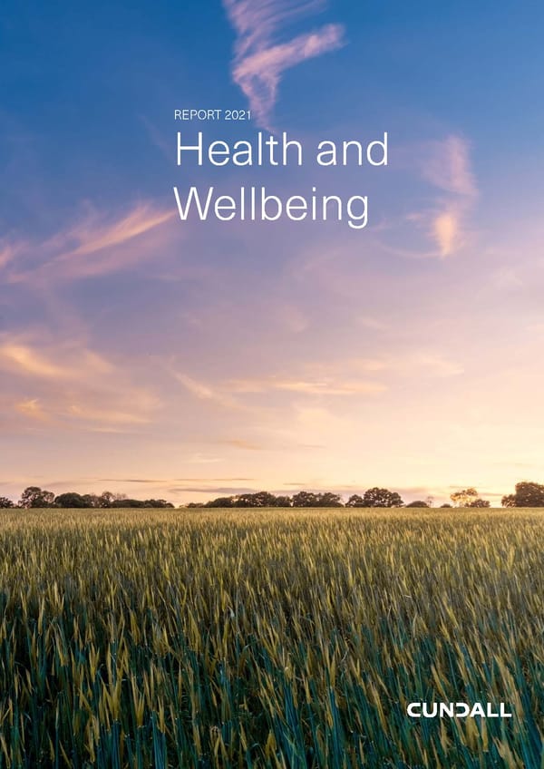 Healthand Wellbeing Report-2021 - Page 1