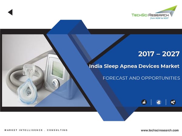 India Sleep Apnea Devices Market, Forecast 2027 - Page 1