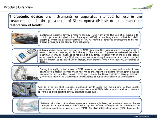 India Sleep Apnea Devices Market, Forecast 2027 - Page 7