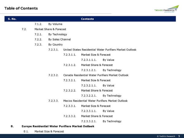 Residential Water Purifier Market 2027 - Page 5