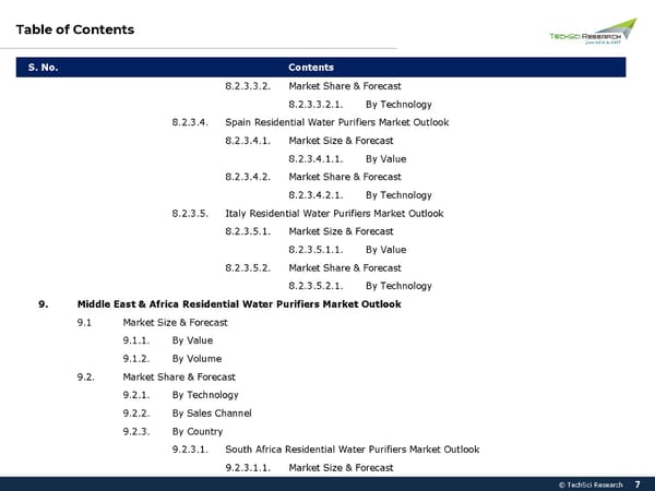 Residential Water Purifier Market 2027 - Page 7