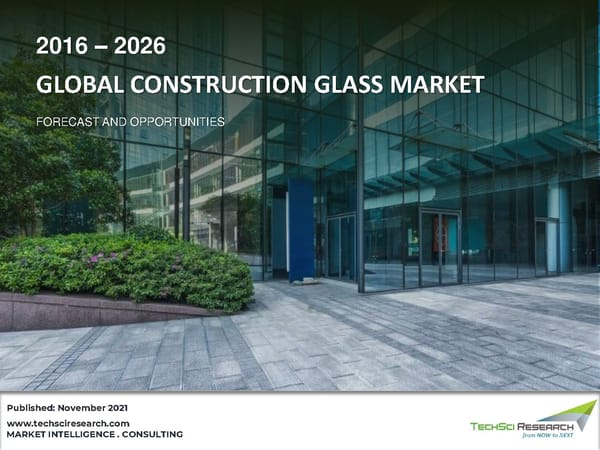 Construction Glass Market 2027 - Page 1