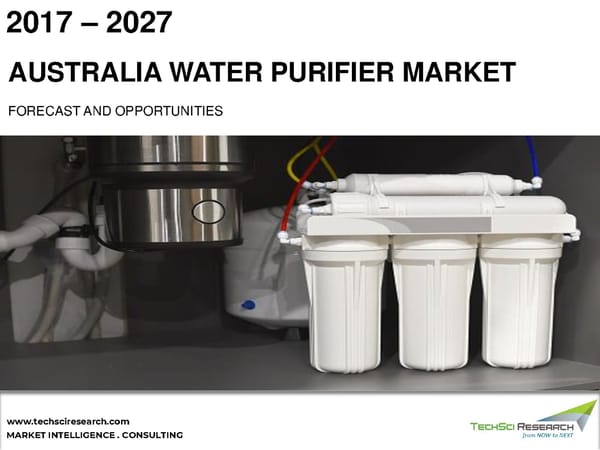 Australia Water Purifier Market 2027 - Page 1