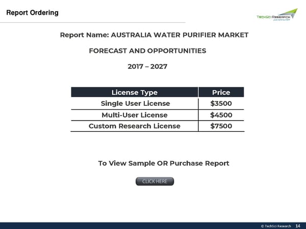 Australia Water Purifier Market 2027 - Page 14