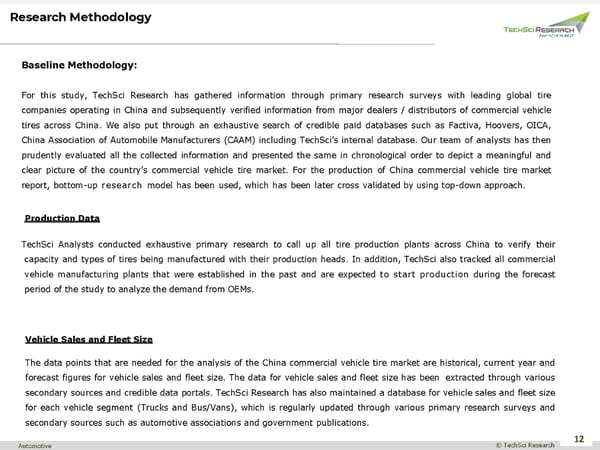 China Commercial Vehicle Tire Market 2027 - Page 12