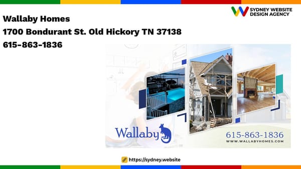 Wallaby Homes 1700 Bondurant St Old Hickory TN 37138 615-863-1836 - Page 1